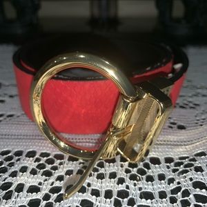 Express Red/Black Reversible Belt